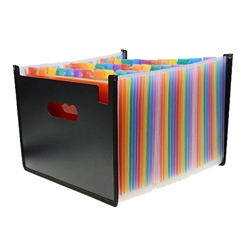 Penck Expanding File Folder 36 Pockets, Large Capacity Multicolored Portable Accordion A4 Document Organizer â€“ Works on Letter Size and A4 Size for Home/Office/Business/Study - Image 1